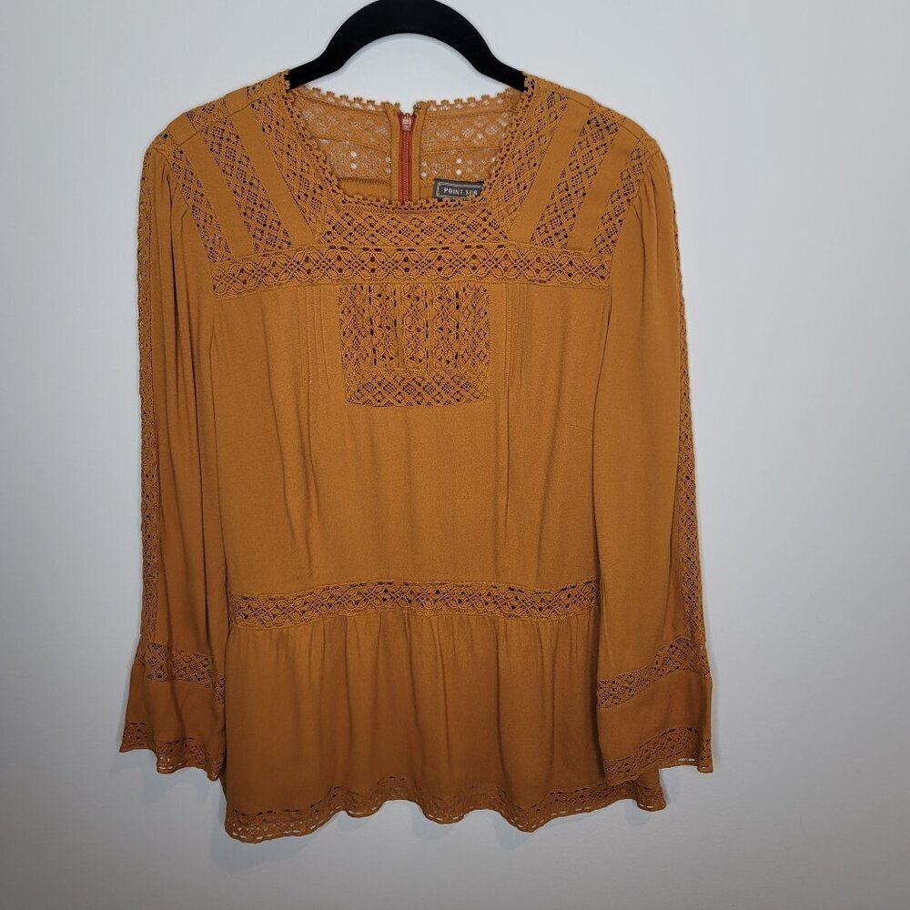 Point Sur Blouse Womens Small‎